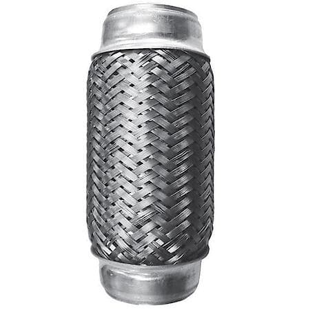 3" x 10" Universal Stainless Steel Exhaust Flex Tube Connector