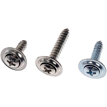 Trim Screw Assortment - Chrome - No.8, No.10