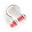 D-Ring Shackle; 3/4 inch; 9500 Lb; Galvanized