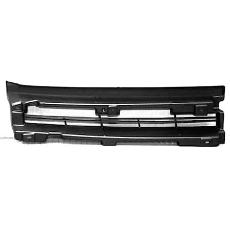 New CAPA Certified NSF Certified Standard Replacement Passenger Side Front Grille Louver, Black