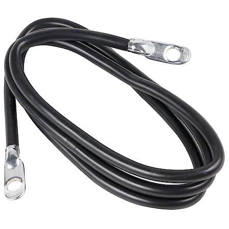 Battery Cable: Switch to Starter, 49" Long, 6 Gauge, For Positive or Negative Terminals