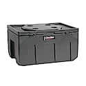 Chest, Single Lid, Black, Plastic, 39" L X 27" W X 17" H, 10.35 Cubic Ft Capacity