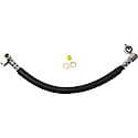 Power Steering Pressure Hose Assembly, 14mm Female Inv. Flare x 16mm Banjo - with Switch Port