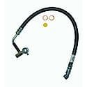 Power Steering Pressure Hose, 14mm Female Inv. Flare x 16mm Banjo - with Switch Port