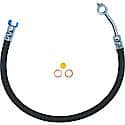 Power Steering Pressure Hose Assembly, 14mm Female Inv. Flare x 16mm Banjo