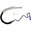 Power Steering Pressure Hose Assembly, 14mm Female Inv. Flare x 14mm Male "O" Ring