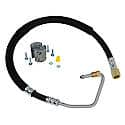 Power Steering Pressure Hose, 16mm Male "O" Ring x 18mm Female "O" Ring