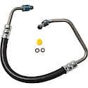 Power Steering Pressure Hose Assembly, 16mm Male "O" Ring x 18mm Male "O" Ring