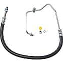 Power Steering Pressure Hose Assembly, 5/16" Male Inv. Flare x 16mm Male "O" Ring - with Switch Port