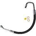 Power Steering Pressure Hose Assembly, 3/8" Male inv. Flare x 14mm Banjo