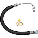 Power Steering Pressure Hose Assembly, 16mm Banjo x 16mm Female Inv. Flare