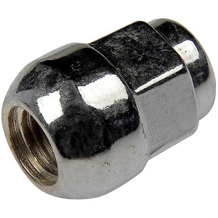 Wheel Lug Nut: M12-1.50 Thread, Radius, Acorn, 1.161" Length, Chrome (Sold by each)