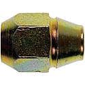 Wheel Lug Nut: M12-1.50 Thread, Conical 60, Bulge, 29.5 mm Length, Bright Yellow, 1 Pack