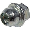 Wheel Lug Nut: 1/2-20 Thread, Conical 60, Retaining Nut, 1.156" Length, Zinc, 1 Pack