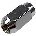 Wheel Lug Nut: M12-1.25 Thread, Conical 60, Acorn, 41.7 mm Length, Chrome, 1 Pack