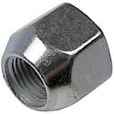 Wheel Lug Nut: 1/2-20 Thread, Conical 60, Standard, 0.688" Length, Zinc, 1 Pack