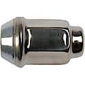 Wheel Lug Nut: M12-1.50 Thread, Conical 60, Dometop Capped, 39 mm Length, Chrome, 1 Pack