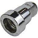 Wheel Lug Nut: M14-1.50 Thread, Flanged, Mag, 51.83 mm Length, Chrome, 1 Pack