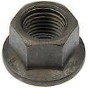 Wheel Lug Nut: M14-1.50 Thread, Flanged, 0.61" Length, Zinc (Sold by each)