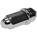 Wheel Lug Nut: M12-1.50 Thread, Conical 60, Dometop, 2.492" Length, Chrome (Sold by each)