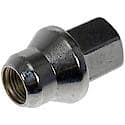 Wheel Lug Nut: 9/16-18 Thread, Conical 60, Dometop, 1.813" Length, Natural (Sold by each)