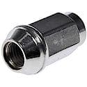 Wheel Lug Nut: M12-1.50 Thread, Conical 60, Dometop, 1.555" Length, Chrome, 1 Pack