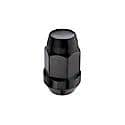 Black Bulge Cone Seat Style Lug Nut Set (1/2"-20 Thread Size) - Set of 4 Lug Nuts