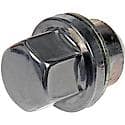 Wheel Lug Nut: M14-1.50 Thread, Conical 80, Dometop, 1.831" Length, Natural, 1 Pack