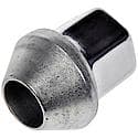 Wheel Lug Nut: M12-1.50 Thread, Conical 60, Flattop Capped, 1.228" Length, Natural, 1 Pack