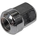 Wheel Lug Nut: M14-1.50 Thread, Radius, Acorn, 1.37" Length, Chrome, 1 Pack