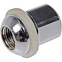 Wheel Lug Nut: M14-1.50 Thread, Conical 60, Acorn, 1.382" Length, Chrome, 1 Pack