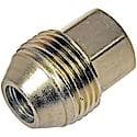 Wheel Lug Nut: M12-1.50 External Thread, Conical 60, Thread, 1.378" L, Yellow Chrome; Zinc-Plated, 1 Pk