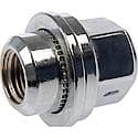 Wheel Lug Nut: M14-1.50 Thread, Flanged, Mag, 1.362" Length, Chrome, 1 Pack