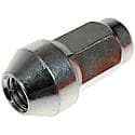 Wheel Lug Nut: M14-2.0 Thread, Conical 60, Dometop, 2.126" Length, Chrome, 1 Pack