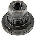 Wheel Lug Nut: M14-1.50 Thread, Flanged, Flanged Flat Face, 1.339" Length, Black, 1 Pack