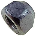 Wheel Lug Nut: M12-1.25 Thread, Conical 60, Standard, 0.63" Length, Zinc (Sold by each)