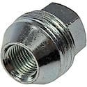 Wheel Lug Nut: M12-1.25 External Thread, Conical 60, Thread, 1.025" Length, Zinc, 1 Pack