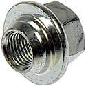 Wheel Lug Nut: 1/2-20 Thread, Conical 60, Retaining Nut, 0.875" Length, Zinc, 1 Pack