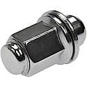 Wheel Lug Nut: M12-1.50 Thread, Conical 60, Dometop, 1.831" Length, Natural, 1 Pack