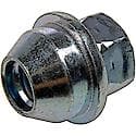 Wheel Lug Nut: M12-1.50 Thread, Conical 60, Wheel Cover Retaining, 1.122" Length, Zinc, 1 Pack