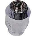 Wheel Lug Nut: 1/2-20 Thread, Conical 60, Bulge Acorn, 1.375" Length, Chrome, 4 Pack