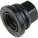 Wheel Lug Nut: M12-1.75 Thread, Flanged, 0.886" Length, Black (Sold by each)