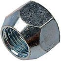 Wheel Lug Nut: 1/2-20 Thread, Conical 60, Standard, 0.563" Length, Zinc (Sold by each)