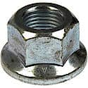 Wheel Lug Nut: 9/16-18 Thread, Flanged, 0.625" Length, Zinc (Sold by each)