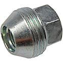 Wheel Lug Nut: 1/2-20 Thread, Conical 60, Standard, 1.07" Length, Zinc (Sold by each)