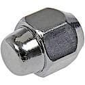 Wheel Lug Nut: M12-1.50 Thread, Conical 60, Acorn, 1.127" Length, Chrome (Sold by each)