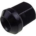 Wheel Lug Nut: M14-1.50 Thread, Conical 90, Flattop Capped, 1.181" Length, Black (Sold by each)