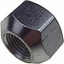 Wheel Lug Nut: 9/16-18 Thread, Conical 90, Standard, 0.656" Length, Zinc, 1 Pack