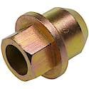 Wheel Lug Nut: 1/2-20 Thread, Conical 60, Wheel Cover Retaining, 1.25" Length, Zinc, 1 Pack