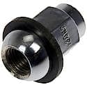 Wheel Lug Nut: M12-1.50 Thread, Radius, Acorn, 1.378" Length, Chrome, 1 Pack